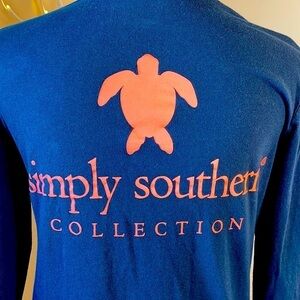 Simply Southern, long sleeve T-shirt Hoodie, size Small.